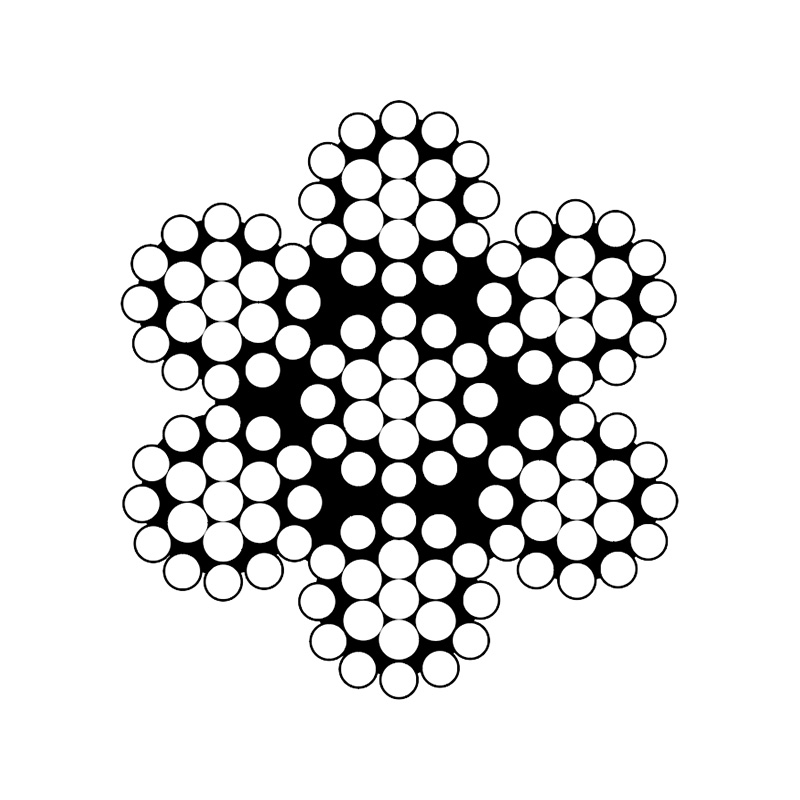 ASTM a 1023 klasifikacija 7x7 i 7x19 specijalni kabel malog promjera (pocinčani)